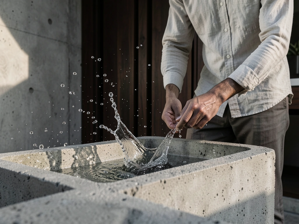 Water on stone